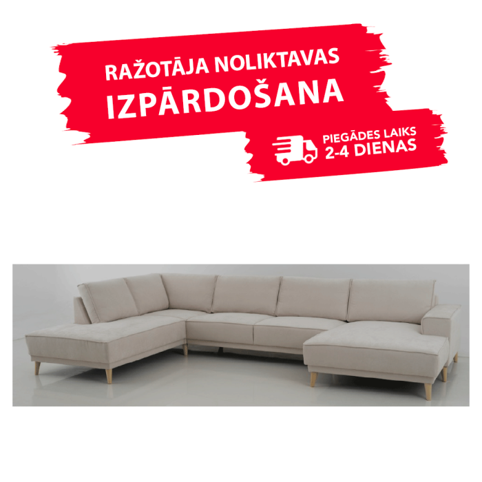Sofa COPENHAGEN (U formos)(Gamintojo sandėlis)